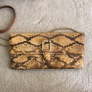Snake skin bag